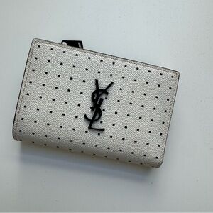 Yves Saint Laurent Polka Dot Wallet